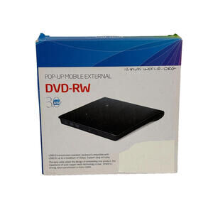 POP-UP Mobile External DVD-RW Drive USB 3.0 - Black